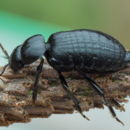 black larder beetle