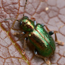 bronze leaf beetle