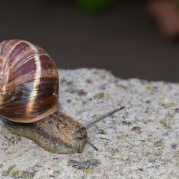 brown garden snail