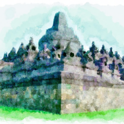 Endonezya'da Borobudur Tapınağı ve Budist Kültürü