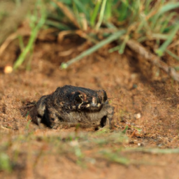 African Viviparous Toad (Nectophrynoides poyntoni) 